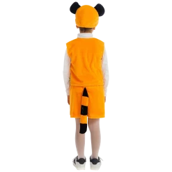 5 O'Reet Bengal Tiger Animal Boys Plush Costume Dress-Up Play Kids - Small