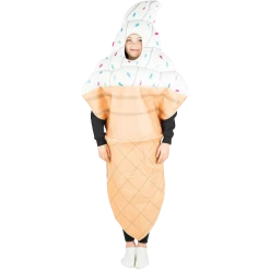 Bodysocks Ice Cream Cone Kids Unisex Costume - O/S