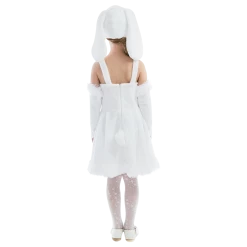 5 O'Reet White Bunny Hoppy Girls Plush Animal Costume Dress-Up Play Kids - X-Small Costumes