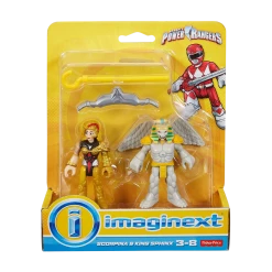 Fisher-Price Imaginext Mighty Morphin Power Rangers King Sphinx & Scorpina Figures Action Figures