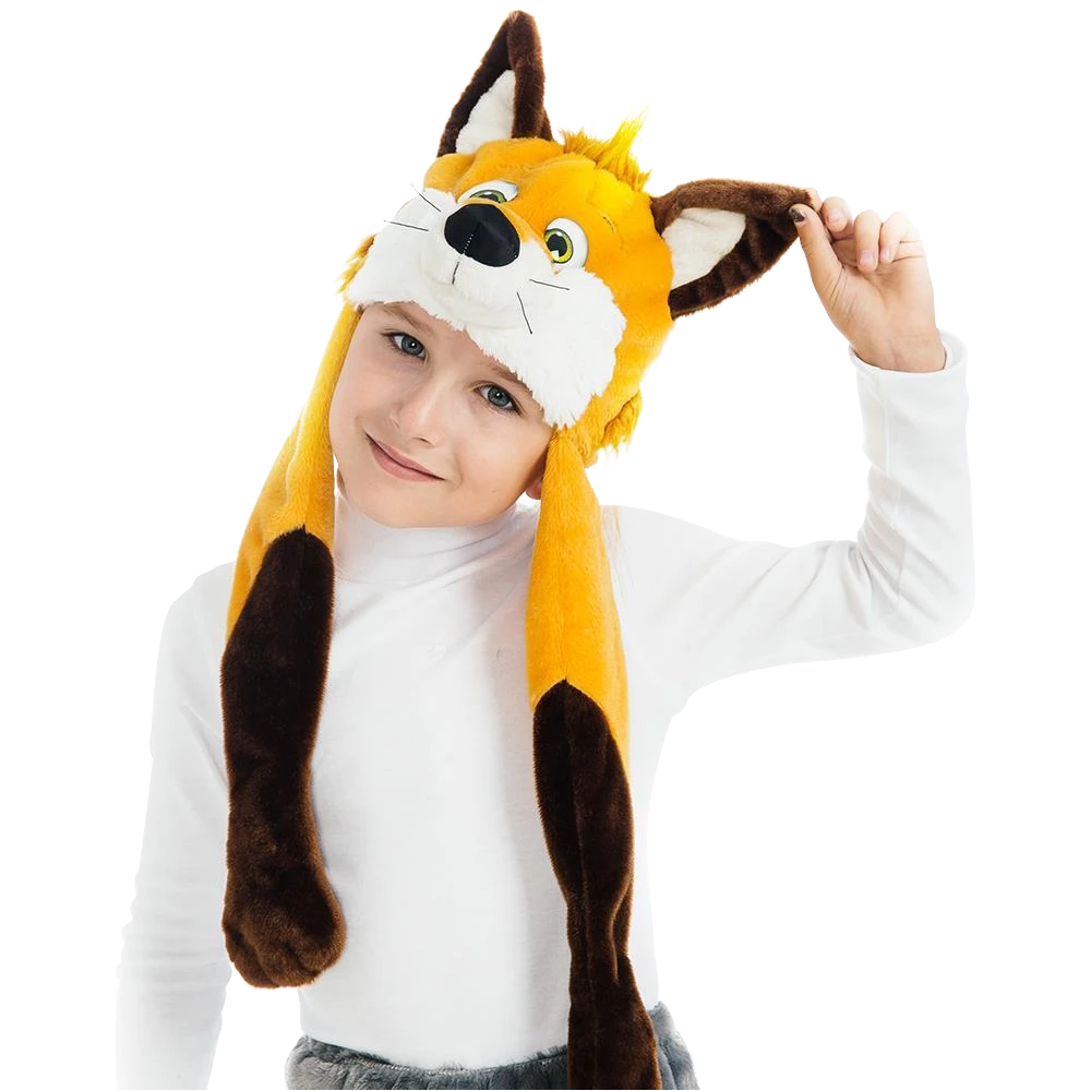 5 O'Reet Foxy Fox Plush Headpiece Kids Costume Dress-Up Play Accessory 5 5 O'Reet Foxy Fox Plush Headpiece Kids Costume Dress-Up Play Accessory