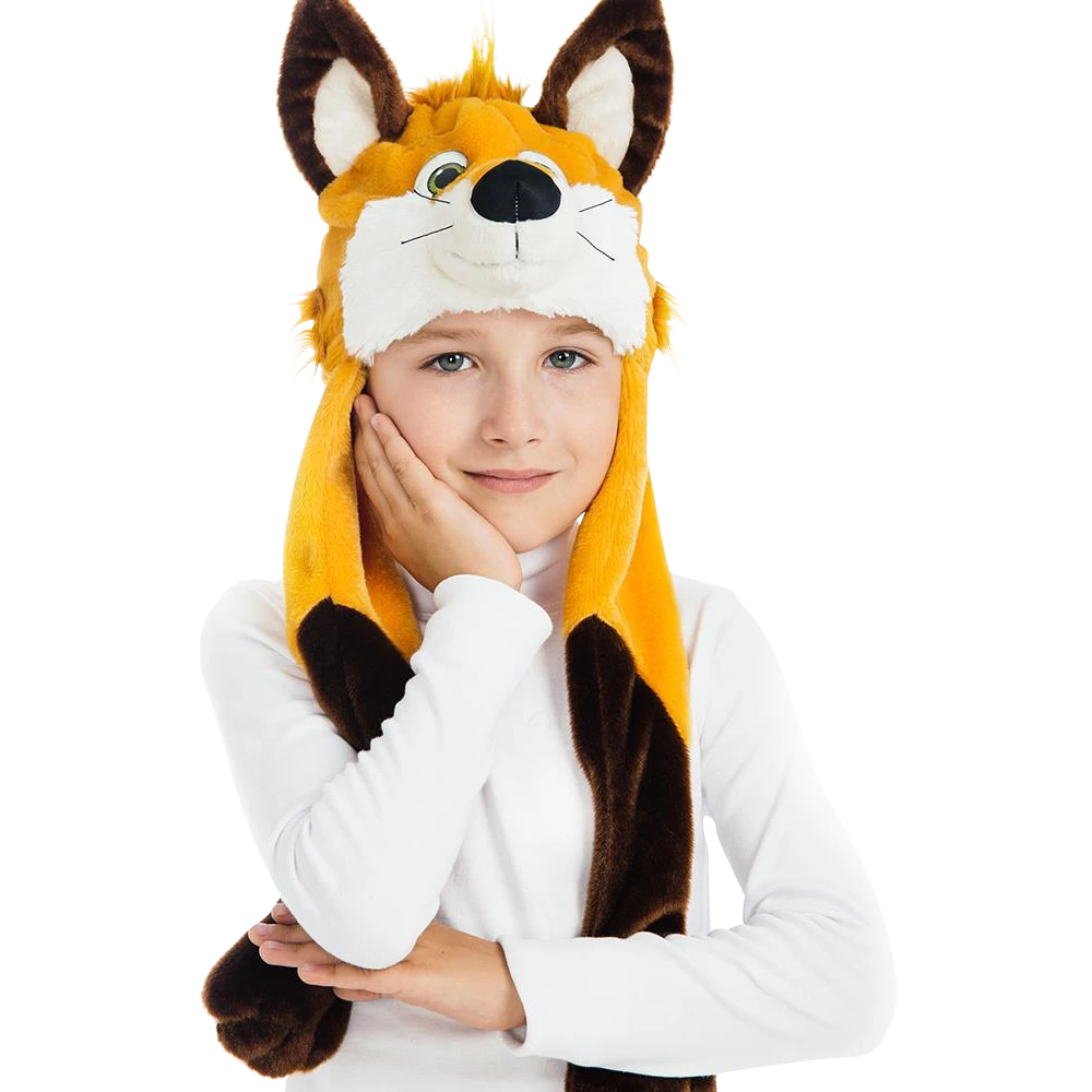 5 O'Reet Foxy Fox Plush Headpiece Kids Costume Dress-Up Play Accessory 6 5 O'Reet Foxy Fox Plush Headpiece Kids Costume Dress-Up Play Accessory
