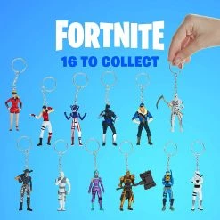 Action Figures Fortnite Popular Character Keychains 12pk Collectible Deluxe Box Figures PMI International