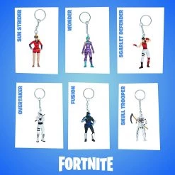 Action Figures Fortnite Popular Character Keychains 12pk Collectible Deluxe Box Figures PMI International