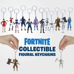 Action Figures Fortnite Popular Character Keychains 12pk Collectible Deluxe Box Figures PMI International