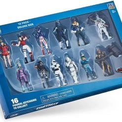 Action Figures Fortnite Popular Character Keychains 12pk Collectible Deluxe Box Figures PMI International
