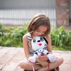 Commonwealth Toys Plush Toys Peppy Pets Dalmatian Dog Walks Runs Interactive Plush Kids