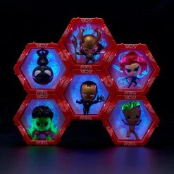 WOW Pods Marvel Symbiote Spider-Man Swipe Light-Up Connect Avengers Collection Figure Action Figures