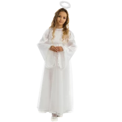 5 O'Reet Heavenly Little Angel Girls Biblical Costume Dress-Up Play Kids - X-Small Costumes