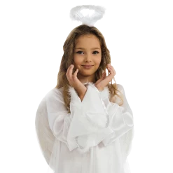 5 O'Reet Heavenly Little Angel Girls Biblical Costume Dress-Up Play Kids - X-Small Costumes