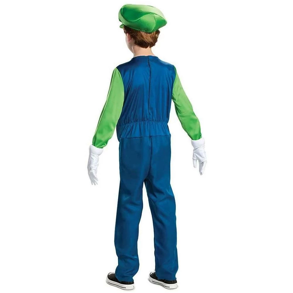 Costumes Nintendo Super Mario Brothers Luigi Deluxe Size XL 14/16 Kids Costume Disguise 4 Costumes Nintendo Super Mario Brothers Luigi Deluxe Size XL 14/16 Kids Costume Disguise