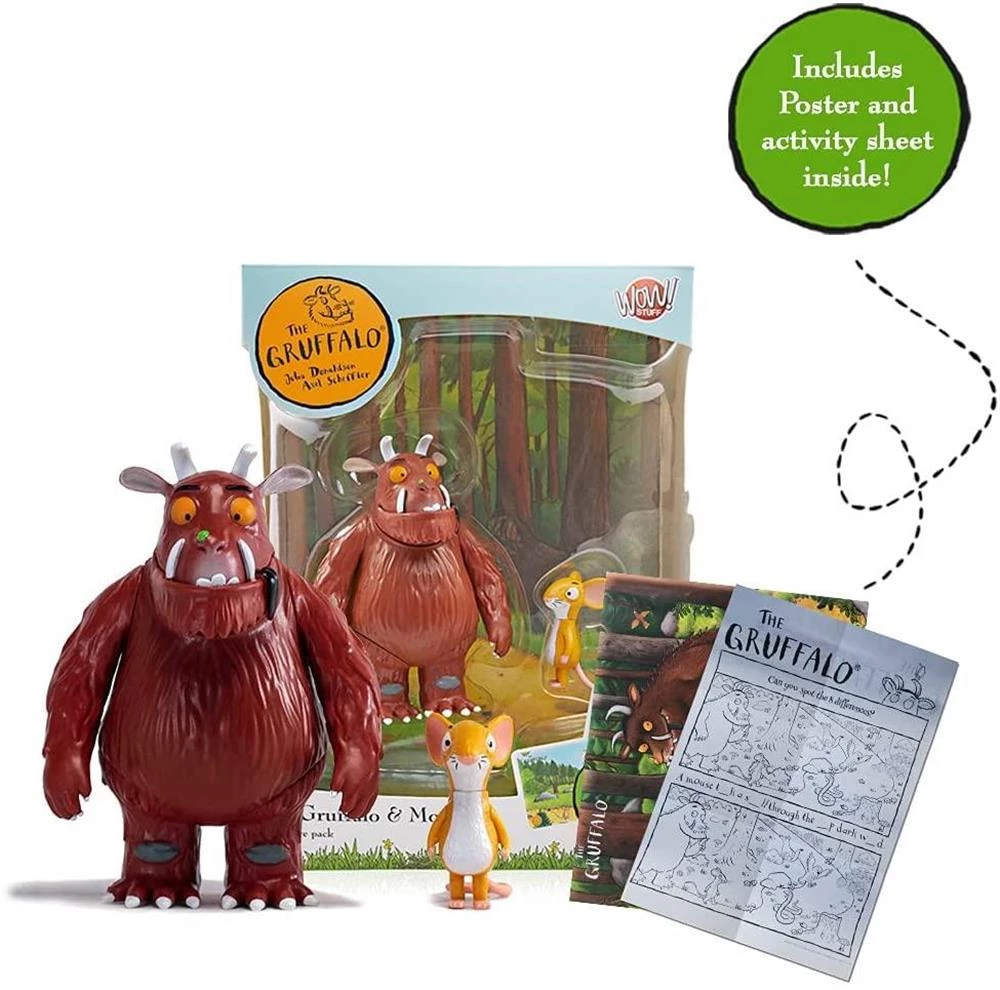 The Gruffalo And Mouse Twin Pack Figure Character By Julia Donaldson WOW Stuff Action Figures 7 The Gruffalo And Mouse Twin Pack Figure Character By Julia Donaldson WOW Stuff Action Figures